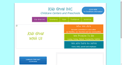 Desktop Screenshot of kidsgrow.net