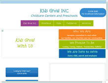 Tablet Screenshot of kidsgrow.net